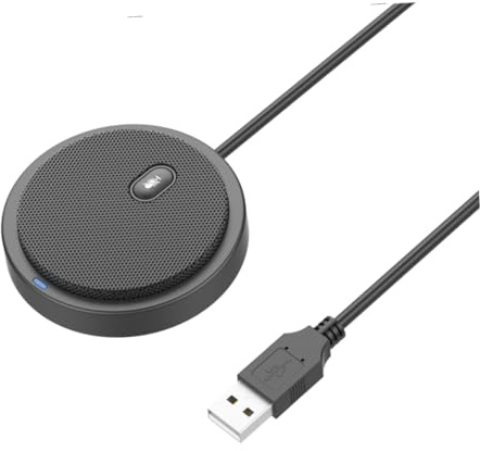 UPKOCH Micrófono de Condensador USB Unidireccional Negro Soporte | Antipop y Trípode Incluidos, Plástico y Metal, sin Batería, para Ordenador y Teléfono