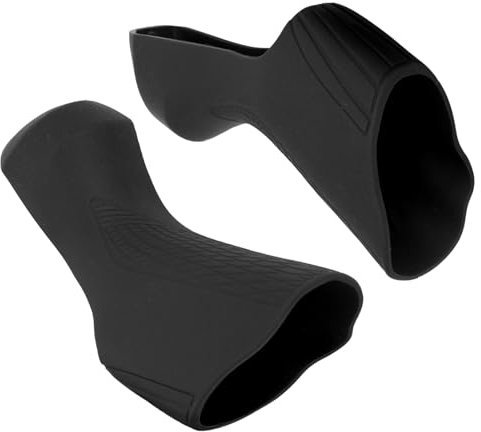 ZAICOLER Fahrrad-Schalthebel-Abdeckung, Silikon-Fahrrad-Schalthebel-Abdeckung, Bremshebelhaube mit Hoher Zähigkeit für Fahrrad (BLACK)