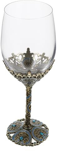 Garneck Crystal Wine Goblet Red Wine Glasses Delicate Party Goblet for Home Restaurant