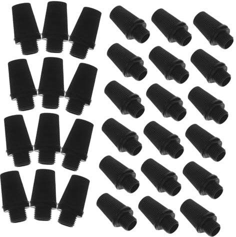 Angoily 50pcs Light Canopy Cord Grip Strain Relief Clamp Plastic Cable Grips for Pendant Light Fixture Hanging Wire Protection DIY Lighting Accessories