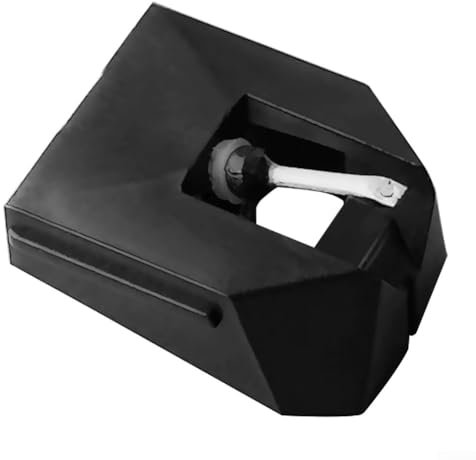 AT-LP120X Aguja de repuesto para tocadiscos, lápiz elíptico VMN95E, unidad única, compatible con la serie VM95, para AT-VMN95C, para AT-VMN95E, para AT-VMN95EN (negro)