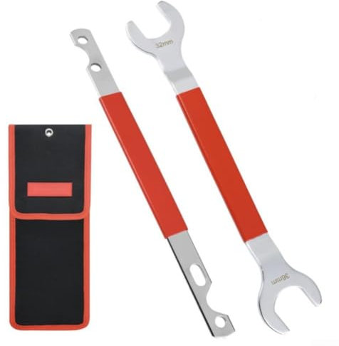 ZYNCUE Set di 2 chiavi a frizione professionali per ventilatore, 32 mm e 36 mm, per manutenzione rapida del veicolo (C)