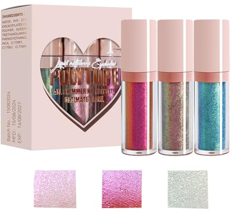 Oceo Liquido Multicromo - 3 Pacco COLORE CAMBIAMENTO ECCHIO Pigment, Trucco Per Gli Occhi Glitter | Oscero Di Shine High-Wear Long Per Feste Di Halloween, Sguardi Drammatici, Trucco Da Palcoscenico O