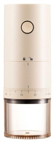 Portable Electric Burr Coffee Grinder with 38 Adjustable Grind Settings - USB Rechargeable Ceramic Core Conical Burr, Coffee Bean Grinder for Espresso, French Press, Travel, Camping, Home & Office Use