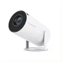 Proiettore HY300 Pro 4K Android 11 Dual WiFi6 260ANSI Allwinner H713 BT5.0 1080P 1280 * 720P Home Cinema Outdoor proiettore (bianco)