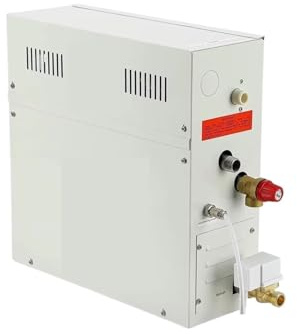 Sauna Heater, 9KW Self-draining Steam Generator Shower Sauna Bath Home Spa with Waterproof Control for Home, Hotel, Spa
