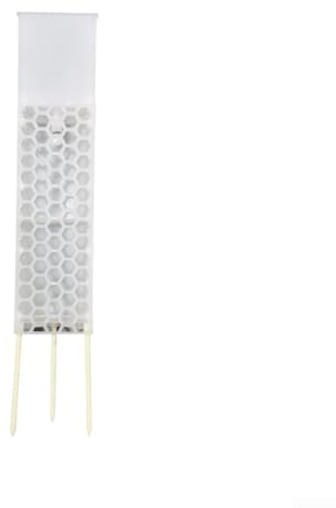 Palo di muschio autoirrigante per piante rampicanti da interno, supporto regolabile per piante con design a griglia e tazza d'acqua, palo in plastica facile da installare per Monstera Pothos, bianco