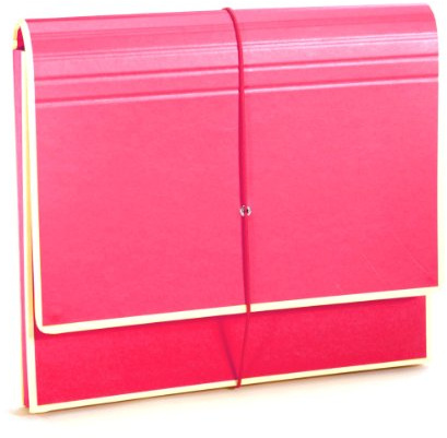Semikolon 351981 Akkordeon mit Gummiverschluss A4 – Fächer-Mappe, Dokumenten-Sammler, 32 x 27,5 cm – pink rosa