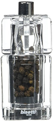 Bisetti Molinillo de Pimienta, Acrílico, Transparente