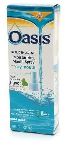 Oasis Moisturizing Mouth Spray for a Dry Mouth, Mild Mint Flavor, 1 FL OZ - 3 Pack