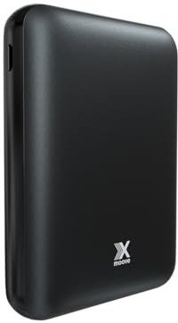 Livoo XMOOVE - Sky - Batterie Externe polymère Haute densité - 10 000 mAh XMVB103 - Compact, Double Port USB Out - 2,1 A