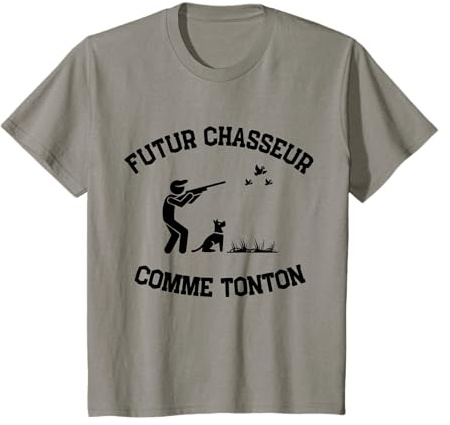 Futur Chasseur comme Tonton Cadeau humour chasse T-Shirt