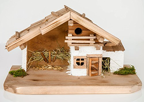 Woidwerk Manufaktur Weihnachtskrippe (W17) Krippe Krippenstall Weihnachten Weihnachtskrippen