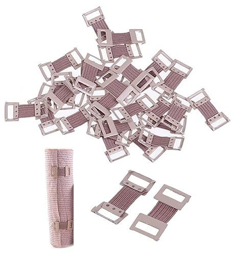 Tsffae Elastische Bandageklammern 30pcs Bandage Wrap Clips Stretch Metal Clips Austauschbare Wrap -Clips Für Verschiedene Typen Bandagen