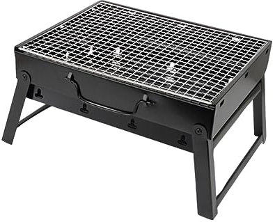 CAXUSD Outdoor Grill Roasting Rack Tragbarer Faltbarer Holzkohlegrill Für Camping Und Freizeitaktivitäten Großes Fassungsvermögen Langlebig Und Sicher Für Und Gemüse