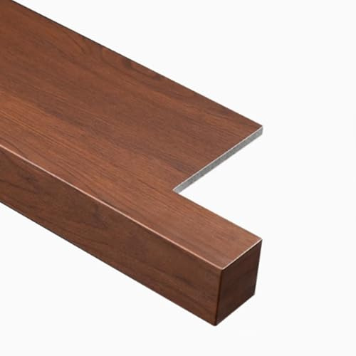 Alfeizar Ventana Remate de Alféizar de Ventana de Casa Interior con Borde, Revestimiento de Madera para Alféizar de Ventana, Cubierta para Alféizar de Ventana de Balcón de Casa(Style A,100x15cm/39.4x5