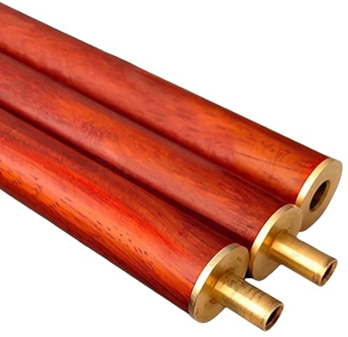110-130Cm Bâton De Fitness Tai Chi,Bâton d'arts Martiaux en Bois, Règle De Tai Chi en Bois De Rose Massif Qigong Chinois Kungfu Entraînement Lent Fournitures Sportives avec Sac en Tissu