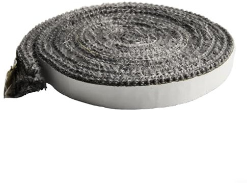 Diversas aplicaciones de juntas de calefacción de estufa de pellets con sellos funcionales para puertas de horno (6 mm x 15 mm x 2 m)
