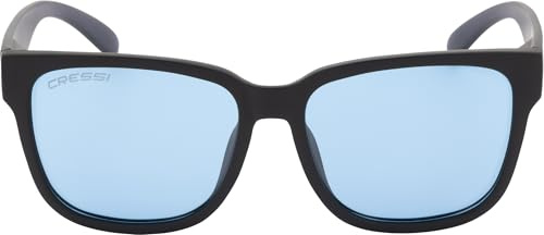 Cressi Bivi Sunglasses - Occhiali Unisex da Sole Sportivi Leggeri Polarizzati uso al Mare Nautica Pesca, Montatura TR90, Lenti TAC