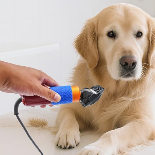 YNAADYH Tierhaarschneider, 36W Schermaschine Rasierer, Felltrimmer für Schafe Hunde Katzen Kämme 3mm / 6mm 9mm 12mm