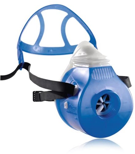 Dräger X-plore 4740 semimaschera in TPE | taglia universale | respiratore riutilizzabile per l'uso con filtri filettati sostituibili Rd40