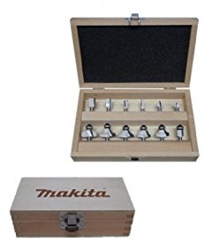 MAKITA D-57065 - Set di 12 frese per legno su coda da 6 mm