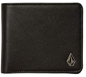 Volcom Slim Stone PU WLT S Geldbörse, Herren, Schwarz