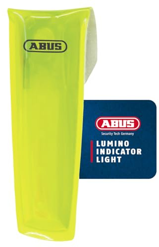 ABUS Lumino Indicator Light LED, pour enfants et adultes, Jaune