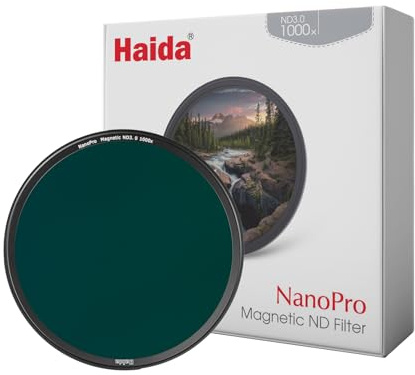 Haida 82 mm magnetischer ND1000 Filter mit Adapterring, magnetischer Graufilter
