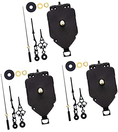 Mikikit 3sätze Wanduhr Mechanismus Mit Silent Clock Movement Präzise Reparatur Für Eigene Wanduhren Installieren Verwenden