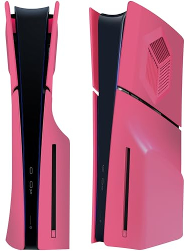 Façades pour PS5 Slim Accessoires avec évents de Refroidissement, Joso Replacement Case Cover for PS5 Slim Disc Edition 4 Cover Plates, Anti-Scratch Dustproof Skin ABS Plates