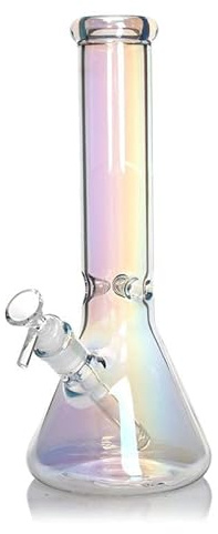 GDH Holografischer Regenbogen Glasbong 5 mm 12.2 Zoll