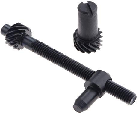 Pièce détachée d'Origine Constructeur: Vis de Tension/Tendeur réglage de chaine pour tronconneuse, compatible avec de nombreuses marques IMPORTANT voir modèle et dimensions sur photos