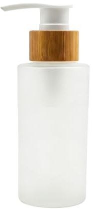 1PC 100ml / 3.3oz Empty Frosted Glass Lotion Pump Bottles with Pump Dispenser Refillable Cosmetic Makeup Travel Lotion Cream Soap Dispenser Toiletries Shampoo Shower Gel Container Storage Jars