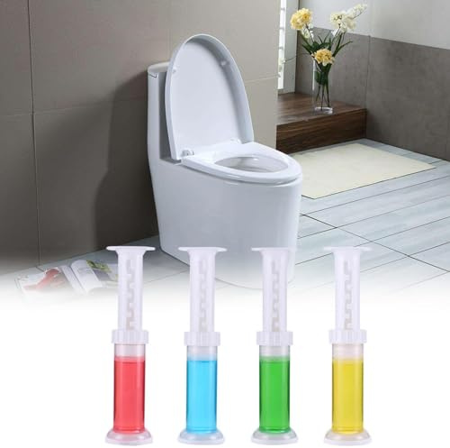 Rurunklee WC-Gel-Stempel mit Blumenmotiv, WC-Reiniger-Gel, Lufterfrischer – entfernt Gerüche ohne Spuren zu hinterlassen, Reinigungswerkzeuge für Zuhause und Haushalt