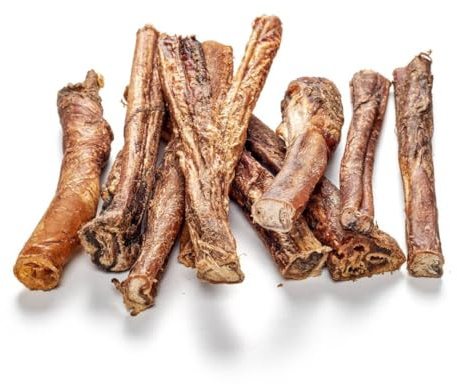 Hundesnackbar - Ochsenziemer 12 cm | Kauartikel für Hunde | natürlich und gesund | langanhaltender Kauspaß (10 Stück)