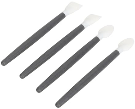 Wiederverwendbares Silikon-Wattestäbchen-Make-up-Pinsel-Set Zum Reinigen von Ohren, Lidschatten, Lippen-Make-up, Tragbar und Vielseitig Einsetzbar für den Reisegebrauch