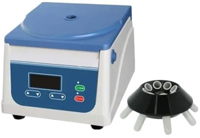 Centrifugeuse de laboratoire électrique, Centrifugeuse médicale PRP à faible vitesse for plaquettes de laboratoire, capacité de Rotor angulaire de 8x15ml, 4000 tr/min maximum pour organismes,médical,c