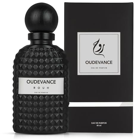 ROUH Oudavance Eau de Parfum for Men & Women | Long-Lasting Oud, Amber & Musk Fragrance | Luxurious Arabic Perfume with Deep Oriental Notes – 80 ml