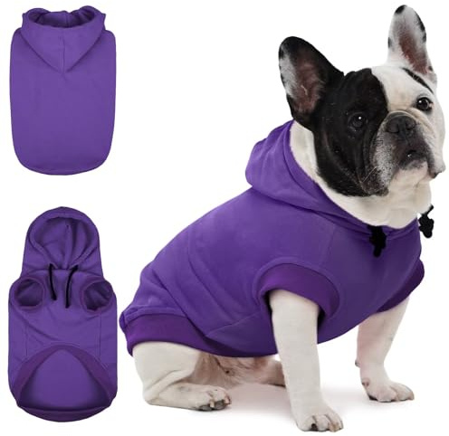 IECOii Kapuzenpullis für Hunde,Hunde Kapuzenpulli,Pullover Dog Hoodie Sweatshirt,Haustier Hund Kapuzen Kleidung,Hundepullover für Mittelgroße, Große und Extra Große Hund (kein Vliesstoff),M-4XL