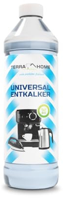 TerraHome Natürlicher Universal Entkalker Kaffeevollautomat & Kaffemaschinen 750 ml | Antikalk Reiniger | Kalklöser für Bad, Küche & Geräte | Frei von Duft- & Zusatzstoffen