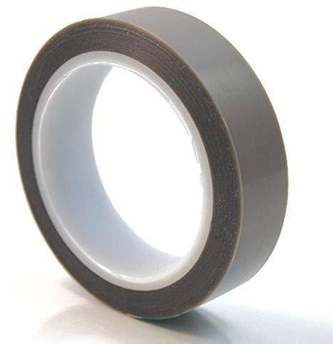 CS Hyde Conformable PTFE Tape With Silicone Adhesive, Brown 1 inch x 36 yards