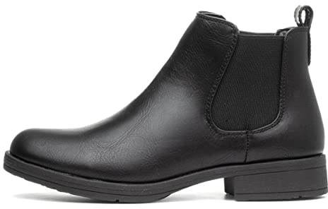 Lilley Molly Womens Black Chelsea Pull On Boot - Size 6 UK - Black