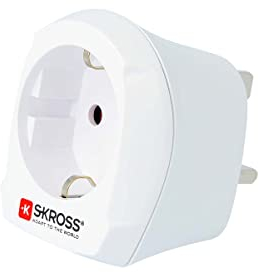 Professional Power Travel Adapter Plug Europe EU Germany to UK England Plug