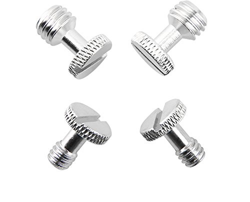 NICEYRIG 3/8 und 1/4 Kamera Schnellverschluss Schraube Triod Screw Adapter Connecter DSLR Kamera Rig Zubehör