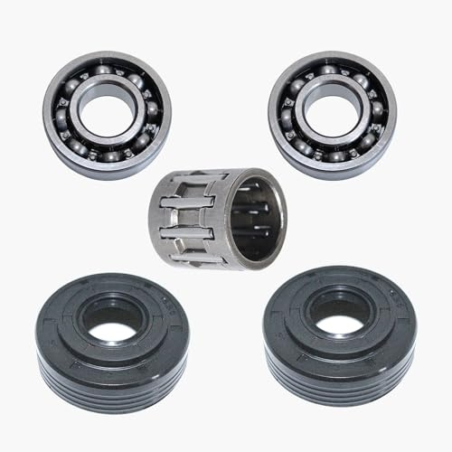 Haishine Kit di guarnizioni per guarnizioni per guarnizioni dell'albero motore per Husqvarna 340 340E 345 345E 350 Parti per sega a catena EPA 503932301 503932302