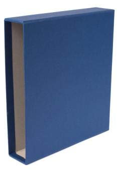 KOBRA Nr. FZ-SO Münzalbum für 2-Euro-Münzen mit 5 Blättern für 100 2-Euro-Münzen im wattierten Ringbinder, 2 Farben und Kassette Nr. FK zur Auswahl (Blau, Kassette)