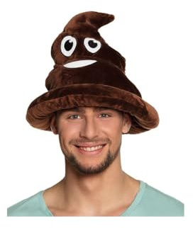 DISBACANAL Chapeau émoticône caca
