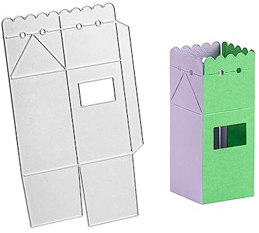 Stanzenshop Stanzschablone Schachtel mit Öffnung, Geschenkbox, Stanze Box, Stanzschablone Schachtel, Geburtstag, Hochzeit, Geschenk, Stanzformen, Schablonen