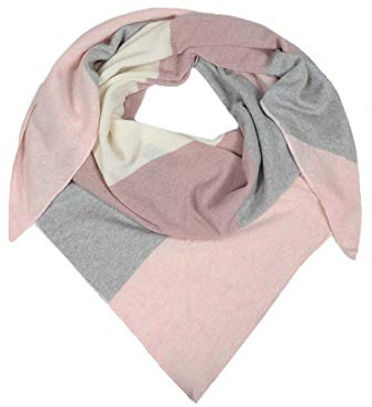 Zwillingsherz Dreieckstuch Stola Schal aus Kaschmir und Wolle für Damen Mädchen Jungen Kinder - Hochwertiges Cashmere Halstuch mit elegantem Muster Motiv - Damenschal für Sommer Herbst Winter